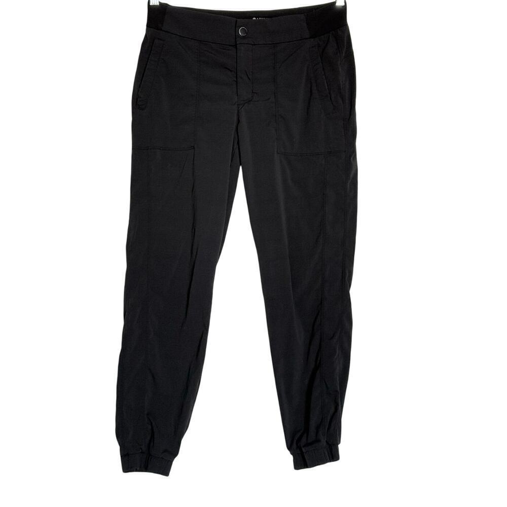Athleta Trekkie 2.0 Joggers Womens Size 8 in Black - Picture 3 of 9